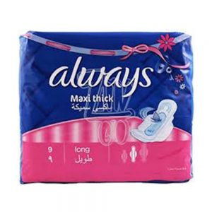 Always Maxi Thick Long 9 Pads