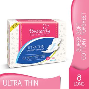 Butterfly Ultra Breathable Soft Pack 8 Pcs