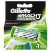 Gillette Mach 3 Sensitive Blades 4'S