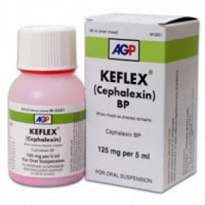 Keflex 125mg Susp