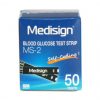 Medisign Glucose Strip 50'S