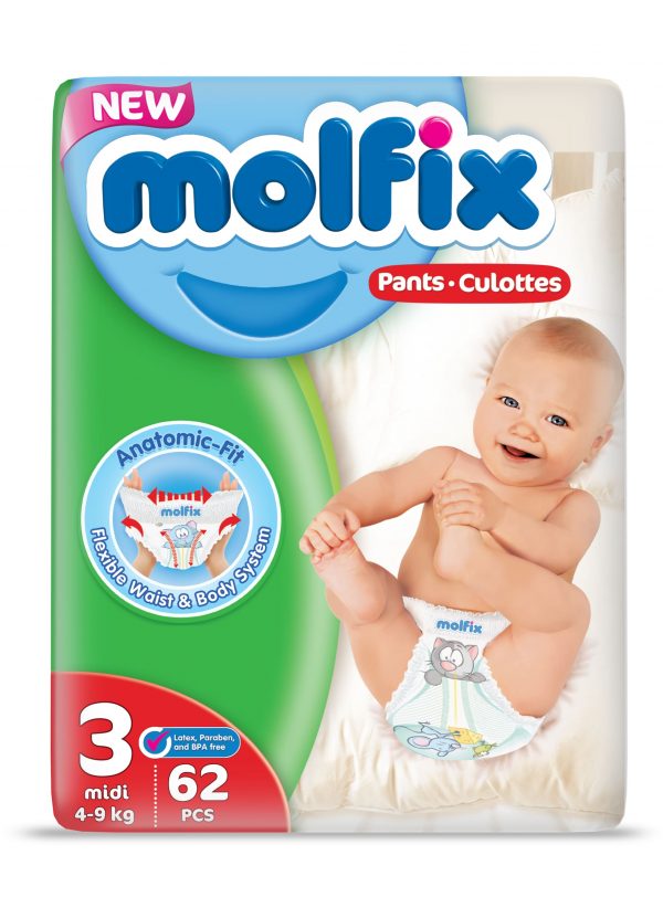 Molfix Pant Midi - Jumbo Pack 62'S
