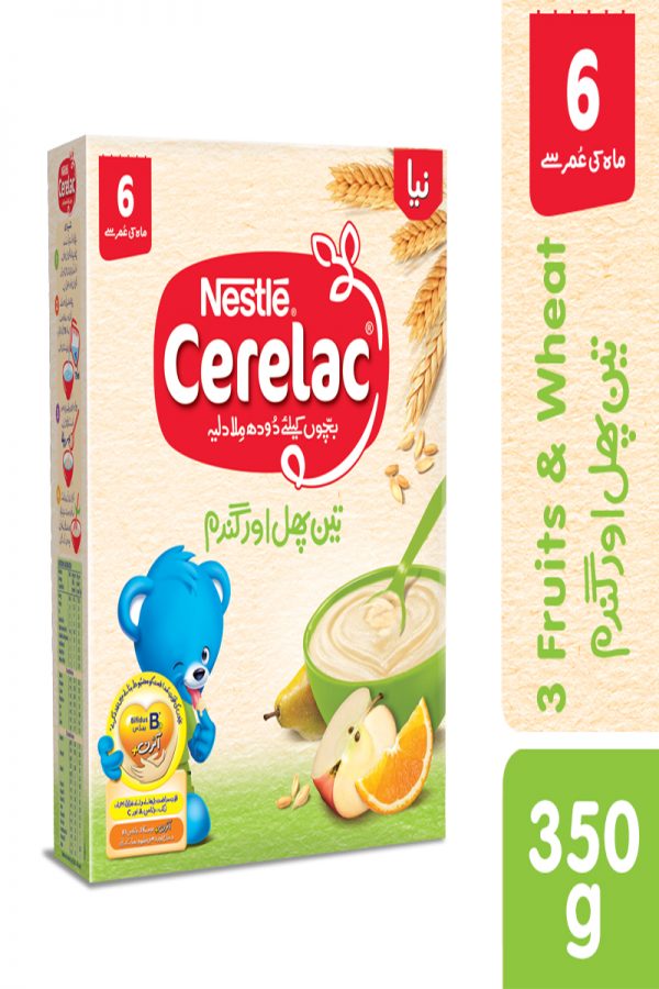 Nestle Cerelac 3 Fruits 350gm