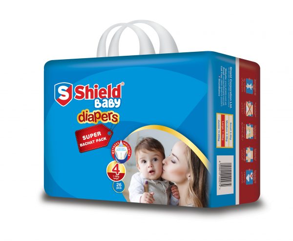 Shield Diaper Super Bachat Large 26'S