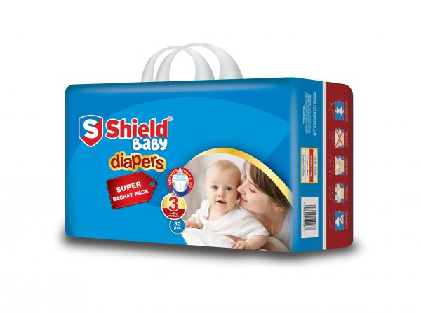 Shield Diaper Super Bachat Medium 30'S