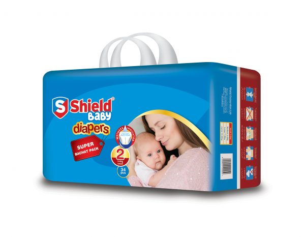Shield Diaper Super Bachat Small 34'S