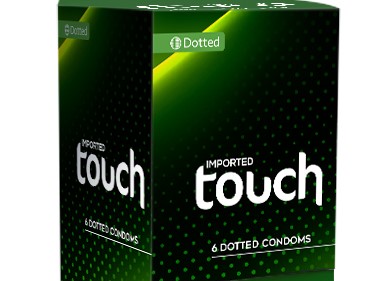 Touch Dotted Condoms 6s