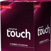Touch Ribbed Condoms 6s