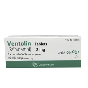 Ventoline 2mg Tab