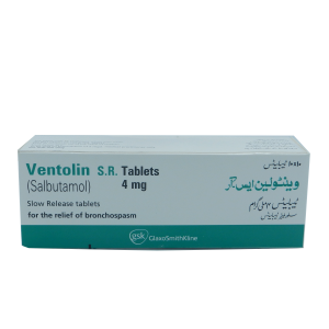 Ventoline S.R 4mg Tab