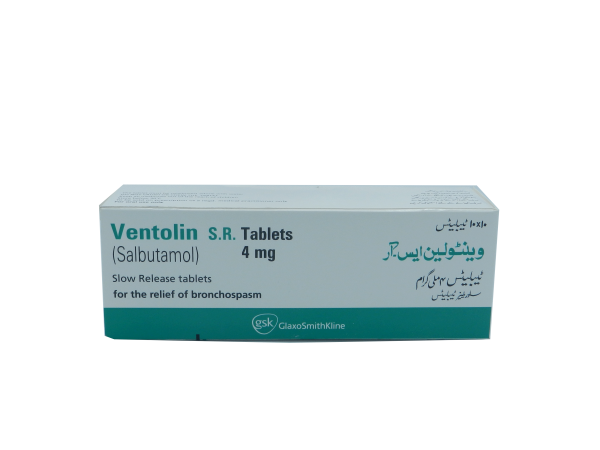 Ventoline S.R 4mg Tab