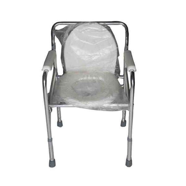 Commode Chair With Aluminium Foldable Body