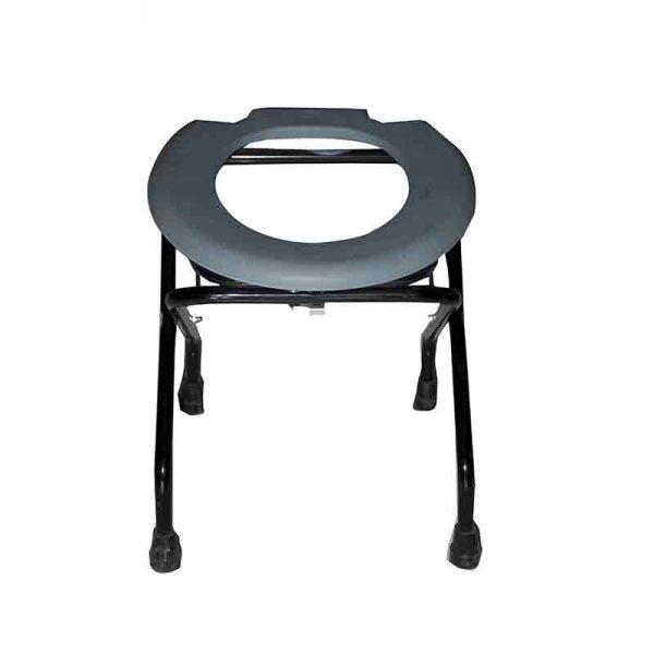Commode Chair With Foldable Body
