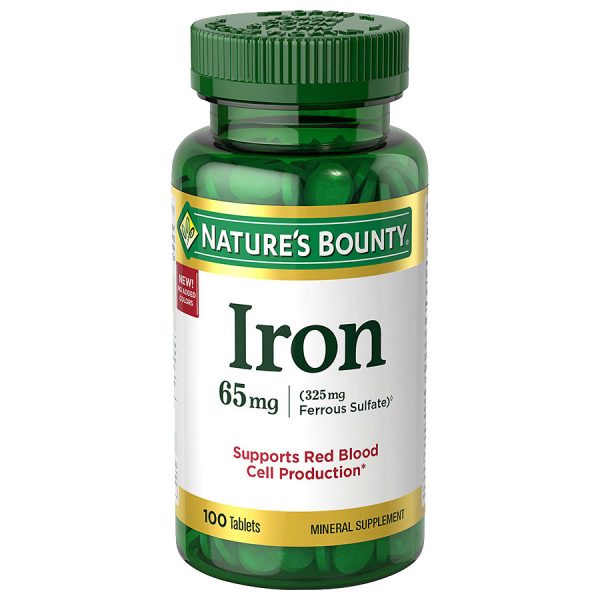Nature's Bounty Iron 65mg 100'S