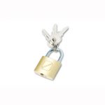 TRAVEL BLUE SUITCASE PADLOCK PACK OF 2 – BRIGHT YELLOW