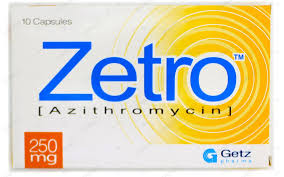 Zetro 250mg Cap