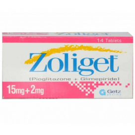 Zoliget 15mg-2mg Tab